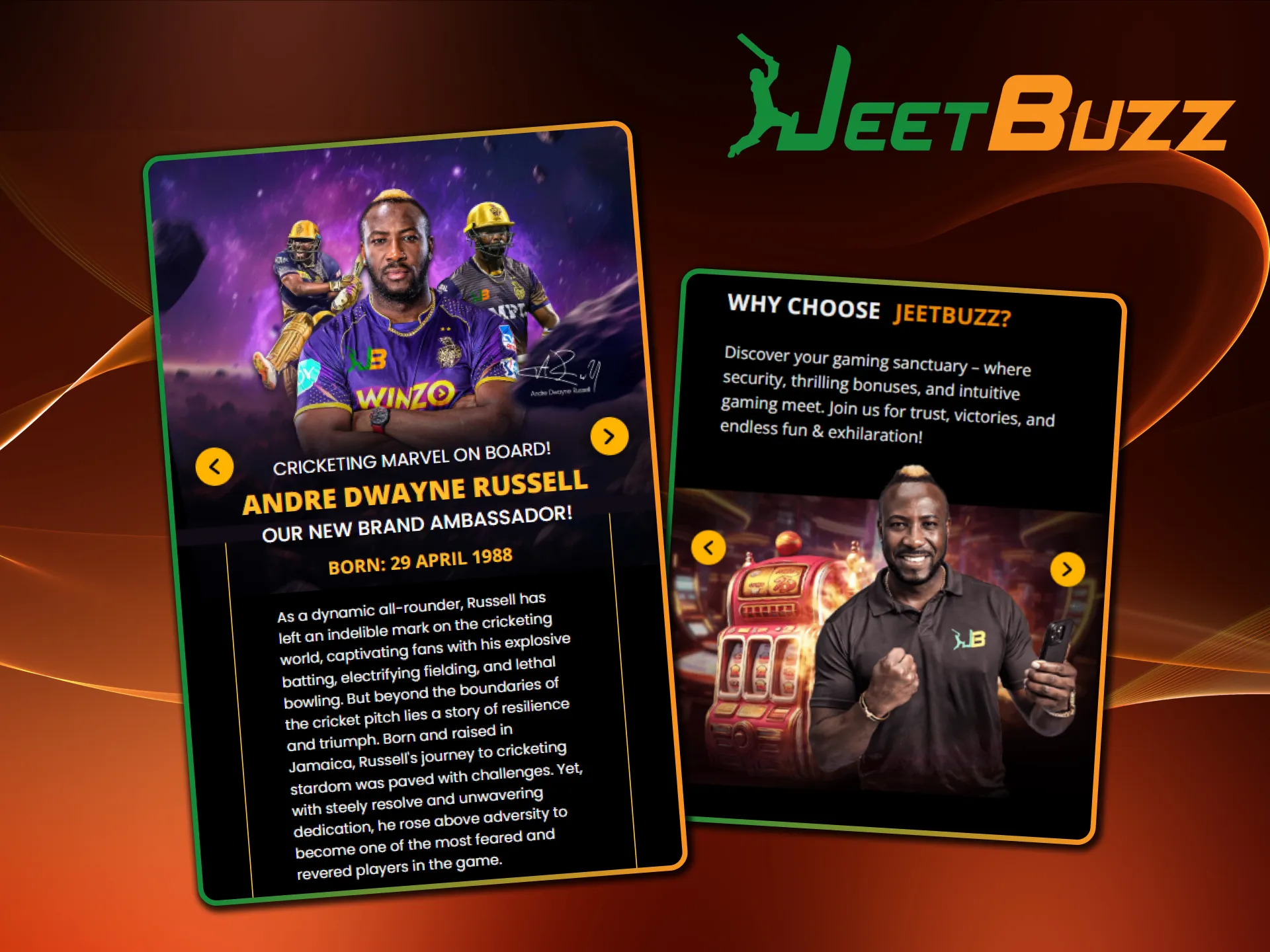 Learn about Andre Russell’s partnership with Jeetbuzz app.