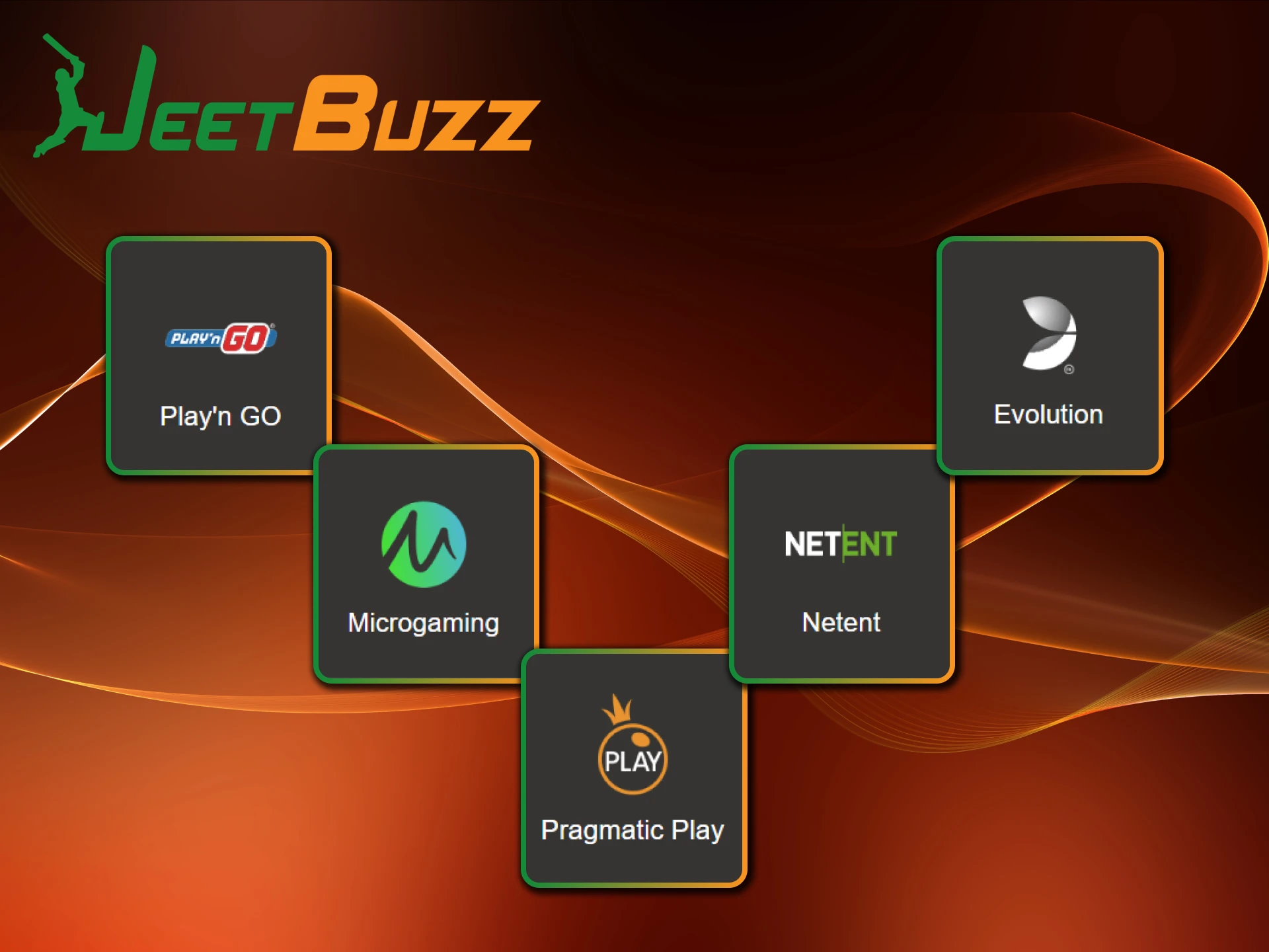 Jeetbuzz app features games from leading casino software providers.